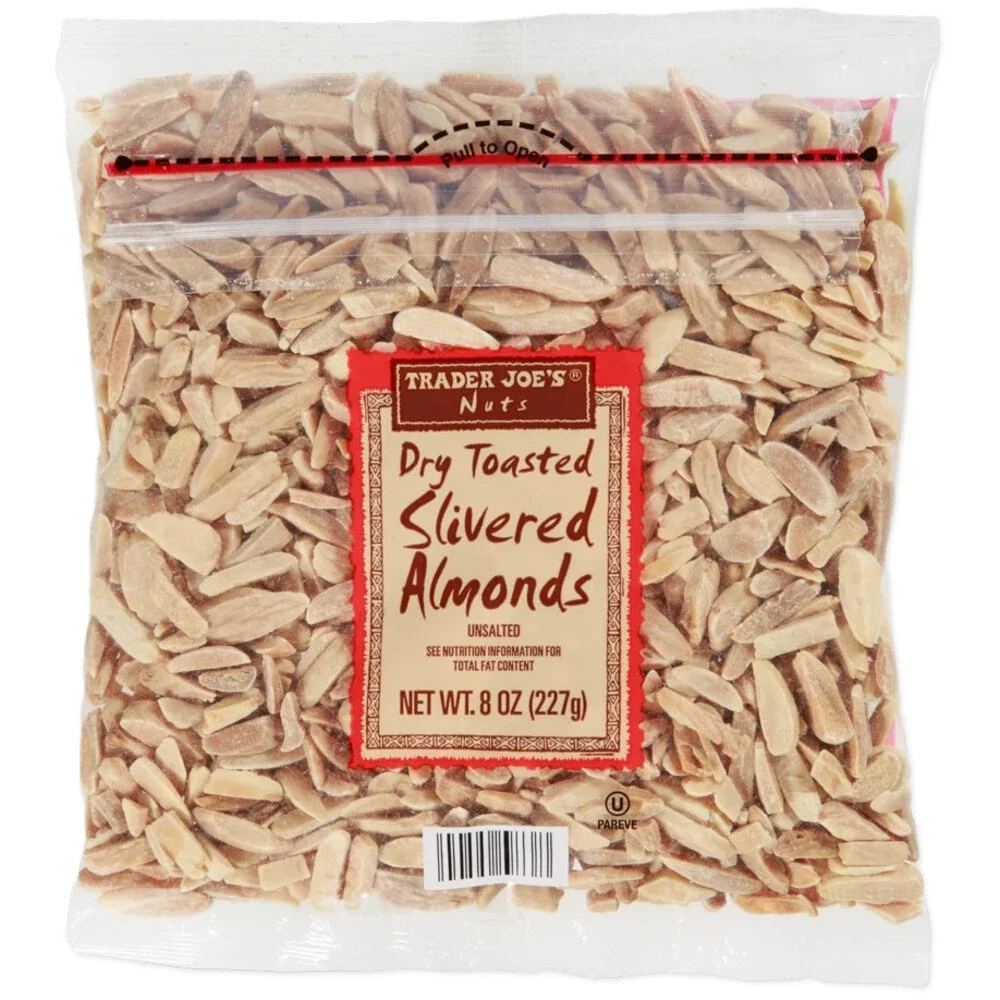 Trader Joe's — Dry Toasted Slivered Almonds Unsalted